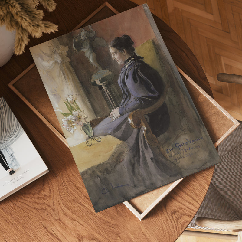 Carl Larsson Eva Upmark Poster