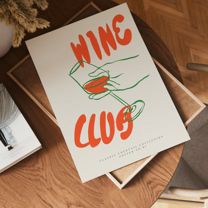 Wine and Dine Club Poster