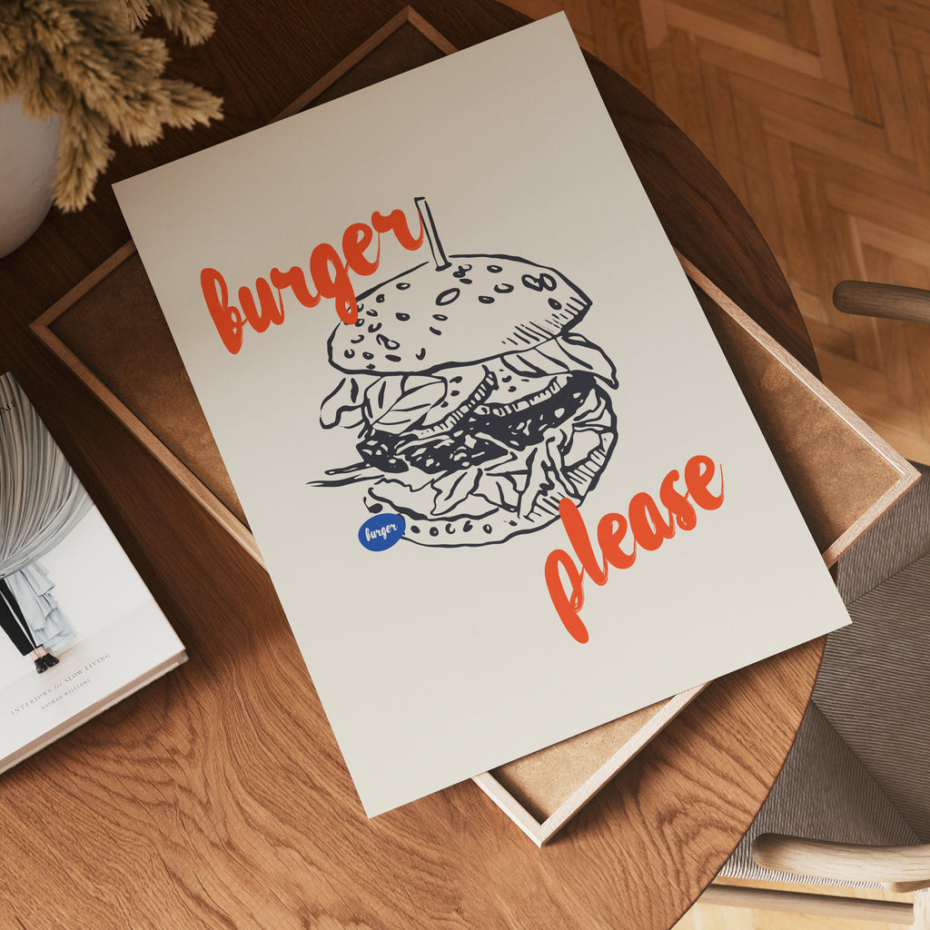 Burger Please Poster