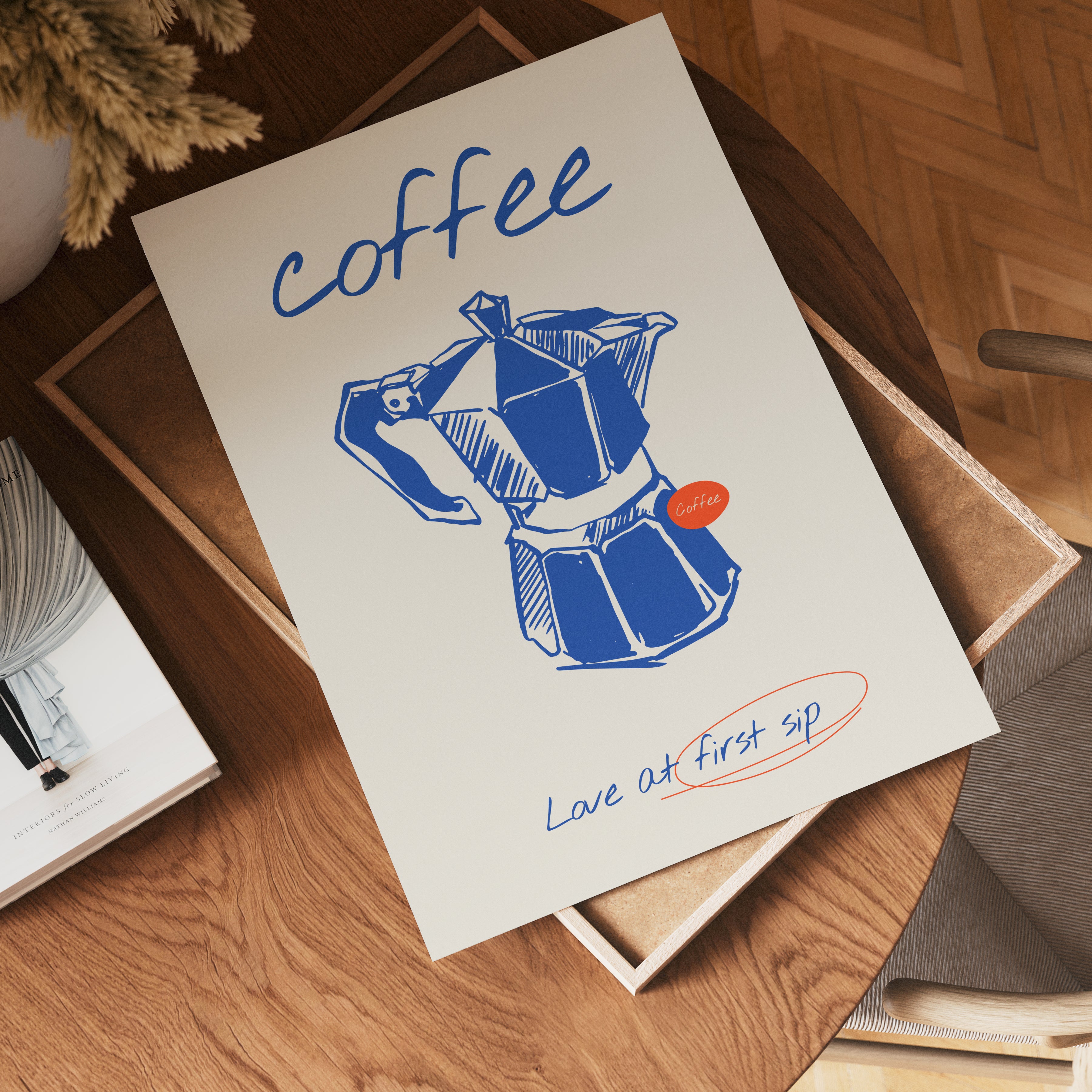 Love At First Coffee Sip Poster
