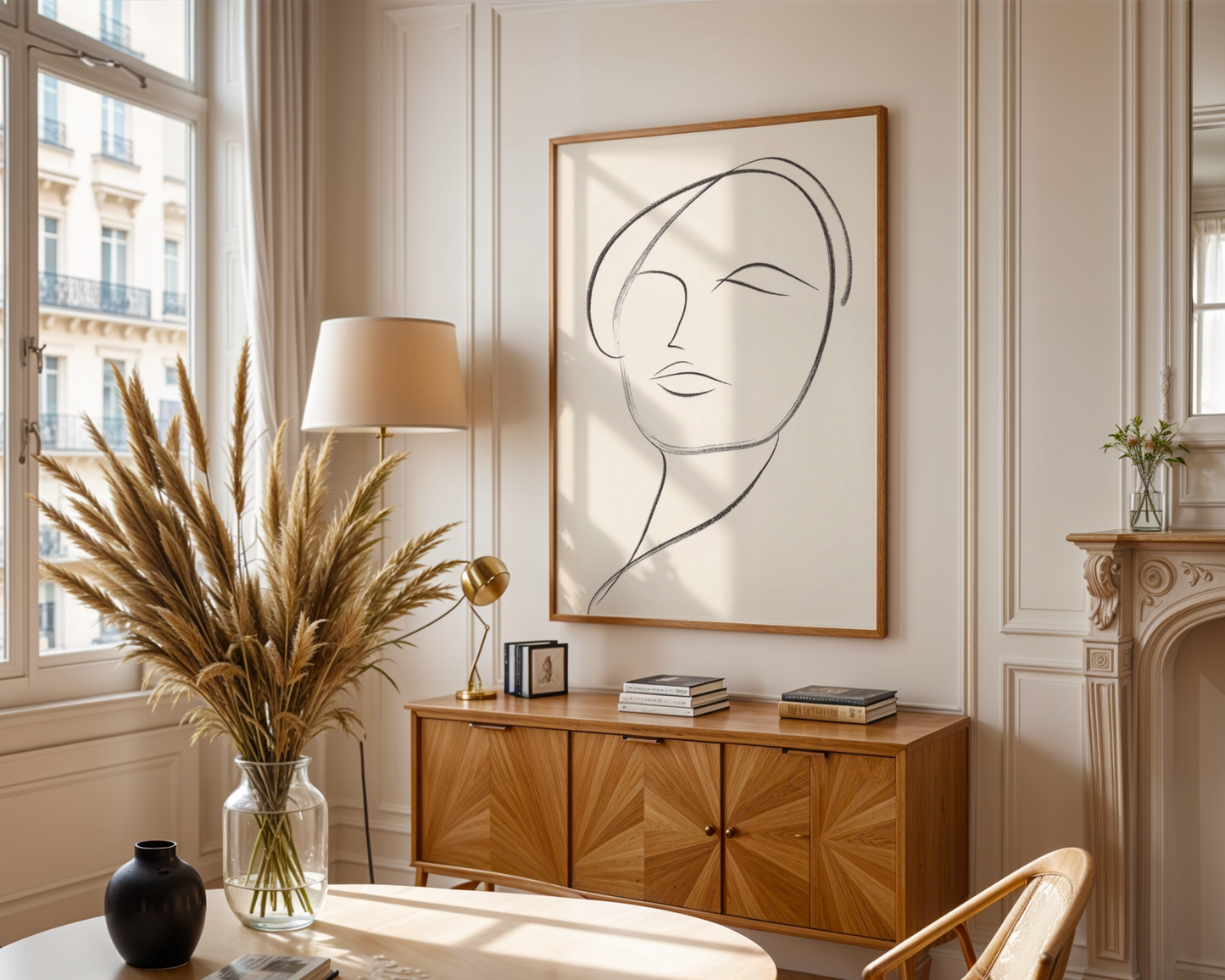 Minimalist Female Portrait Poster