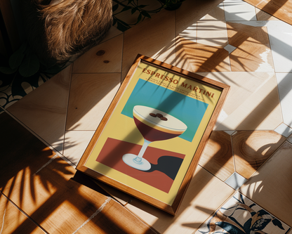 Espresso Martini Cocktail Poster