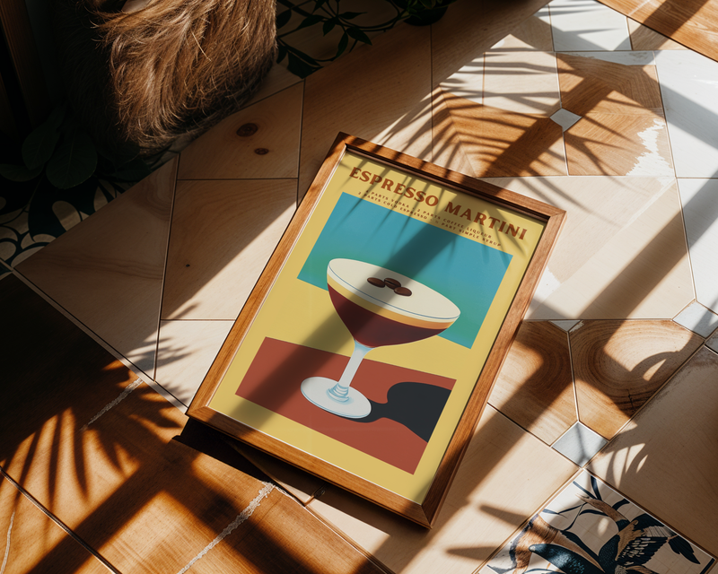 Espresso Martini Cocktail Poster