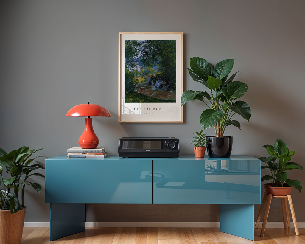 Claude Monet At the parc monceau Poster