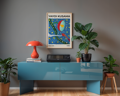 Yayoi Kusama Streets 1989 Poster
