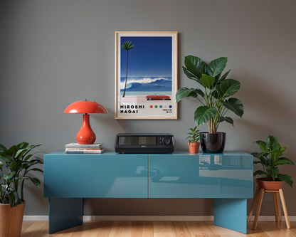 Hiroshi Nagai Crimson Wave Poster