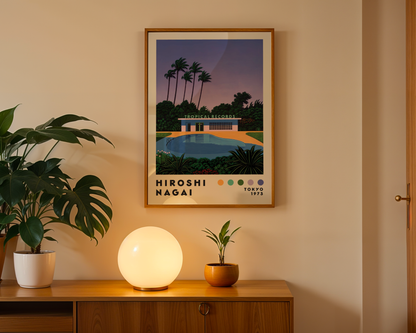 Hiroshi Nagai Tropical Records Poster