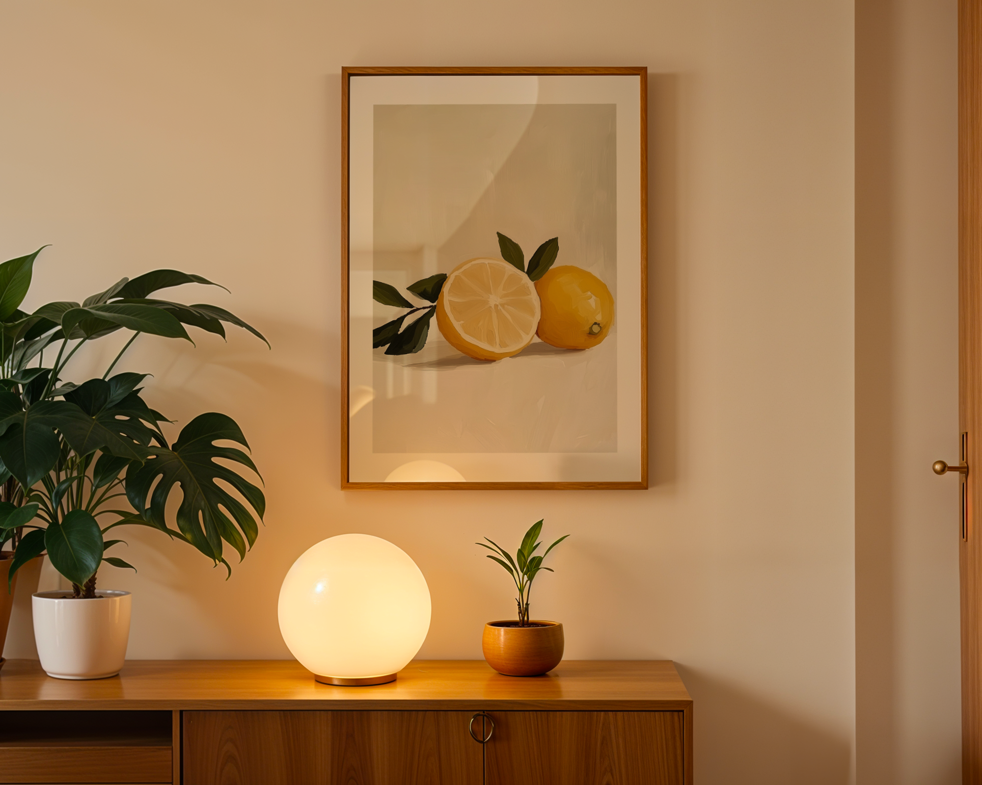 Minimal Lemon Poster