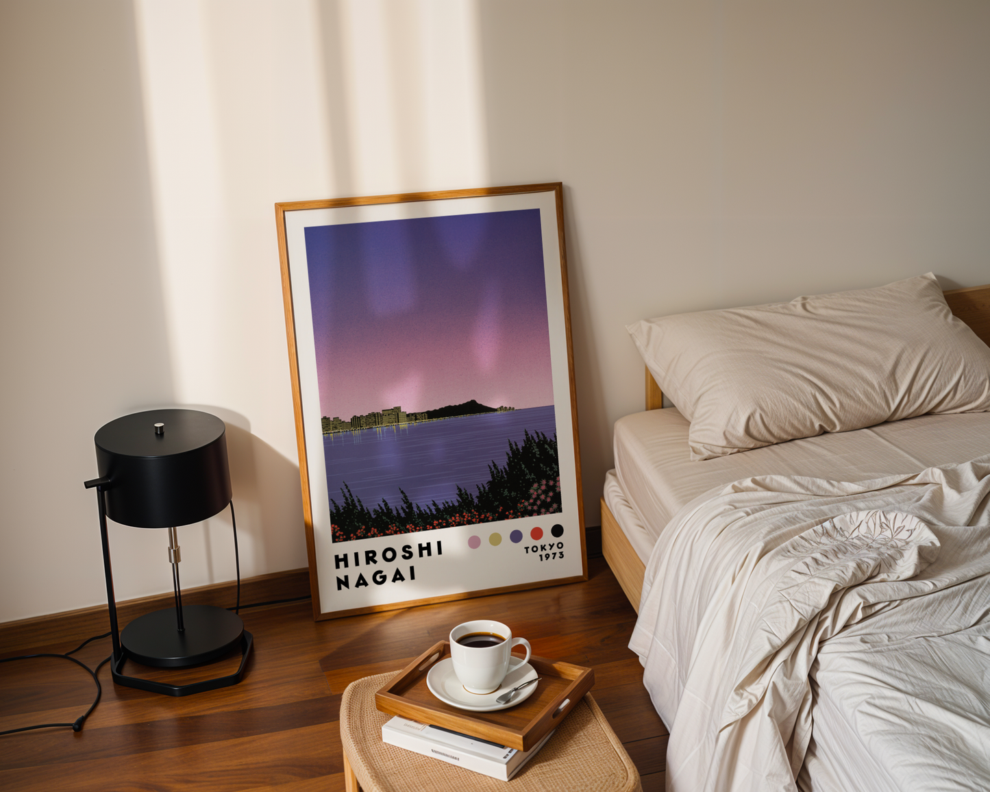 Hiroshi Nagai Skyline Dusk Poster