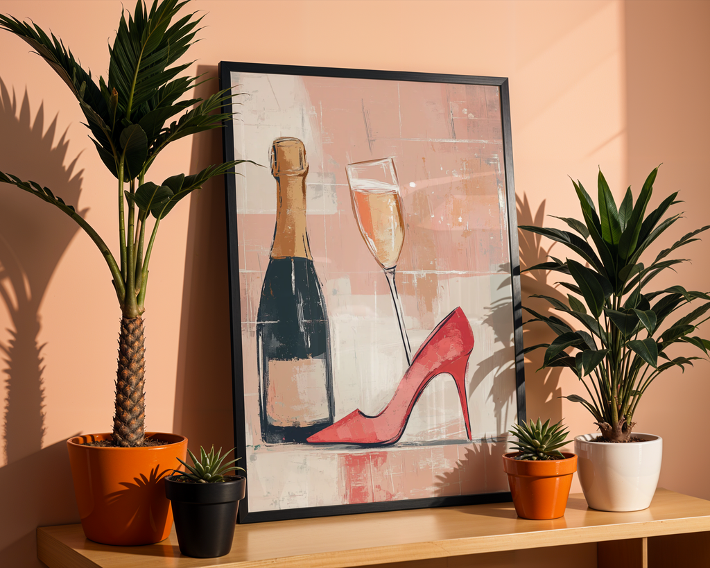 Champagne & Couture Poster