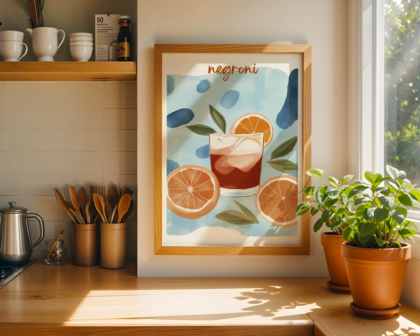 Negroni No.3 Drink Poster