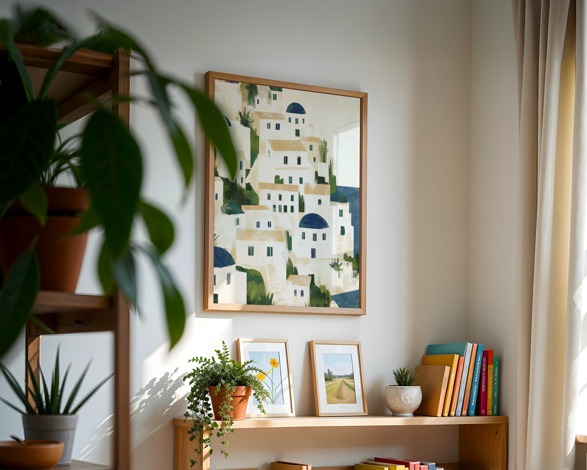 Echoes of Santorini Poster