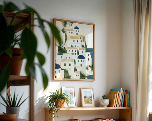 Echoes of Santorini Poster