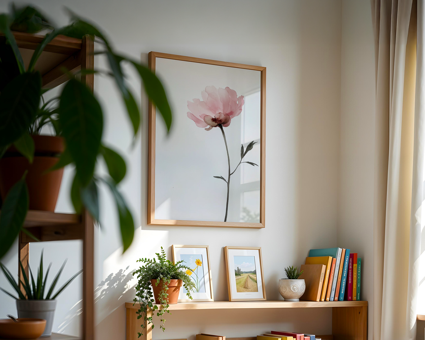 White Rose Elegance Poster