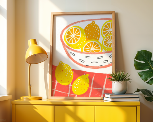 Lemon Picnic Poster