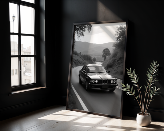 Vintage BMW Poster