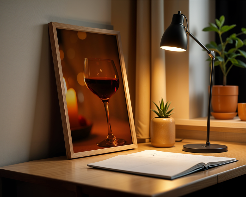 Velvet Night Wine Poster