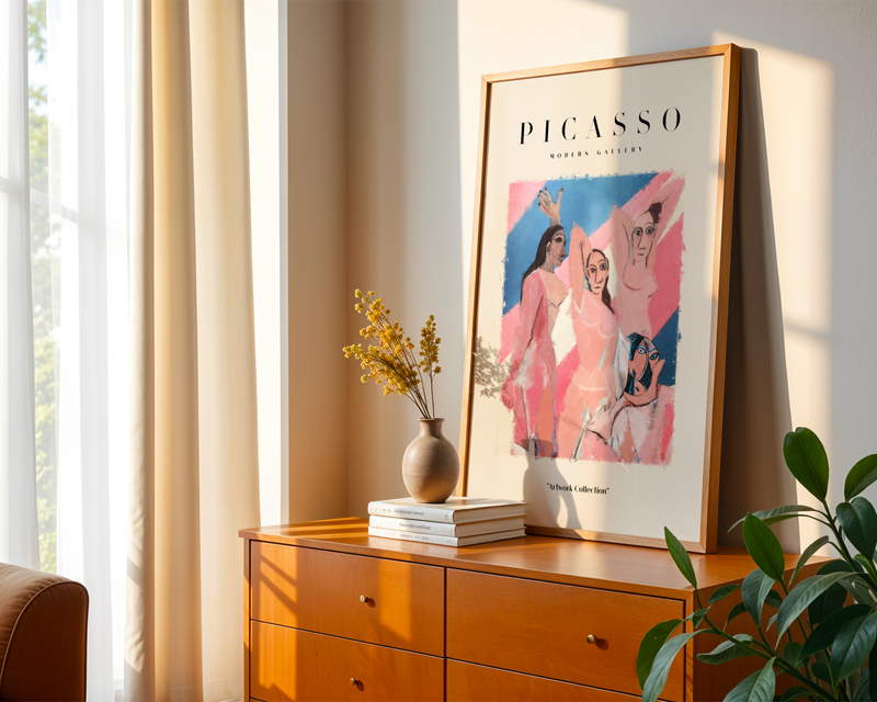 Picasso’s Five Women Poster