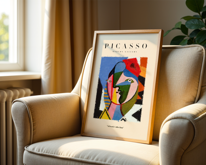Picasso Cubist Portrait Poster