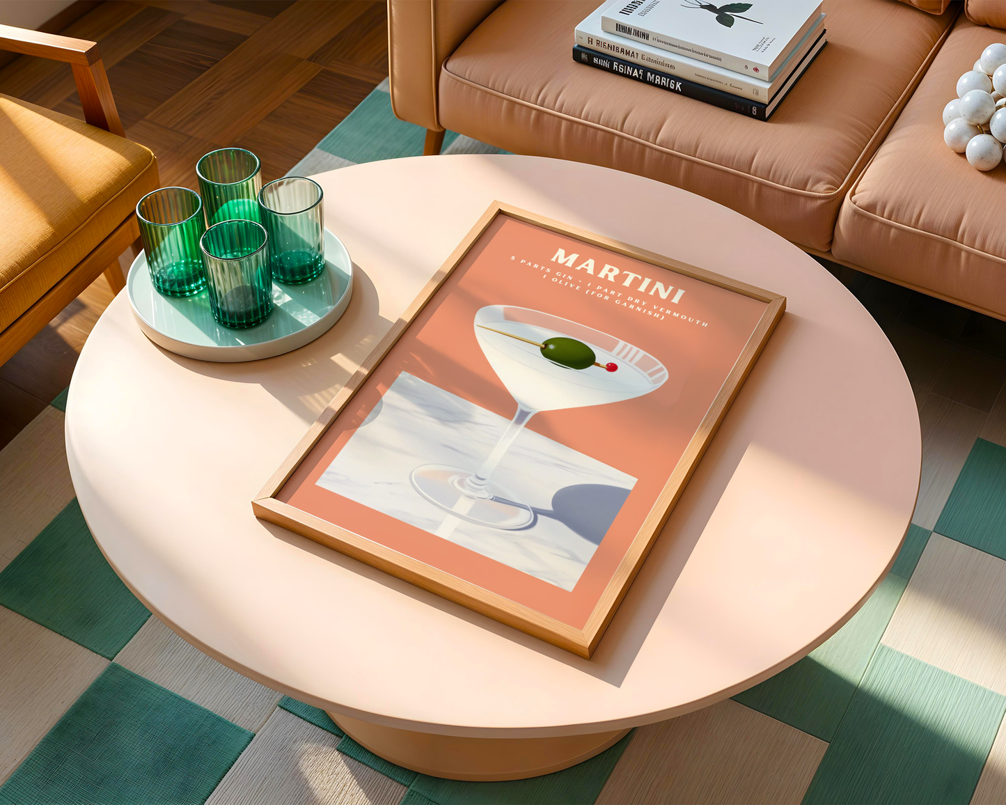 Martini Drink Poster