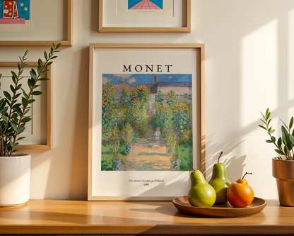 Claude Monet The Artist´s Garden Poster