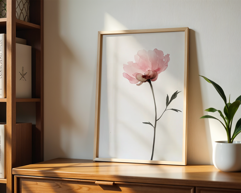 White Rose Elegance Poster