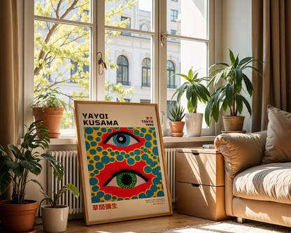 Yayoi Kusama Eye Poster