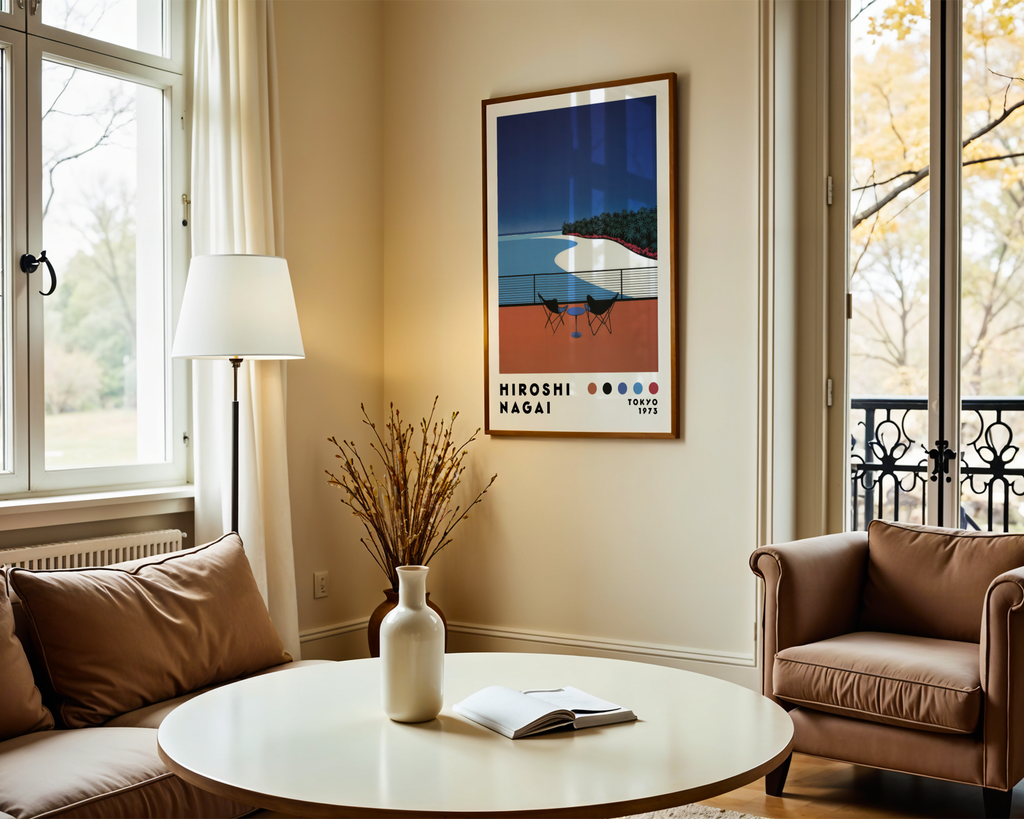 Hiroshi Nagai Ocean Balcony Poster