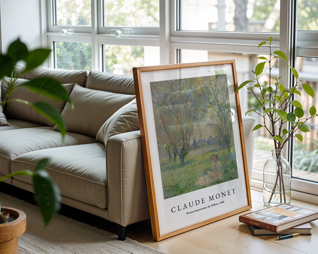 Claude Monet Seated Woman Poster