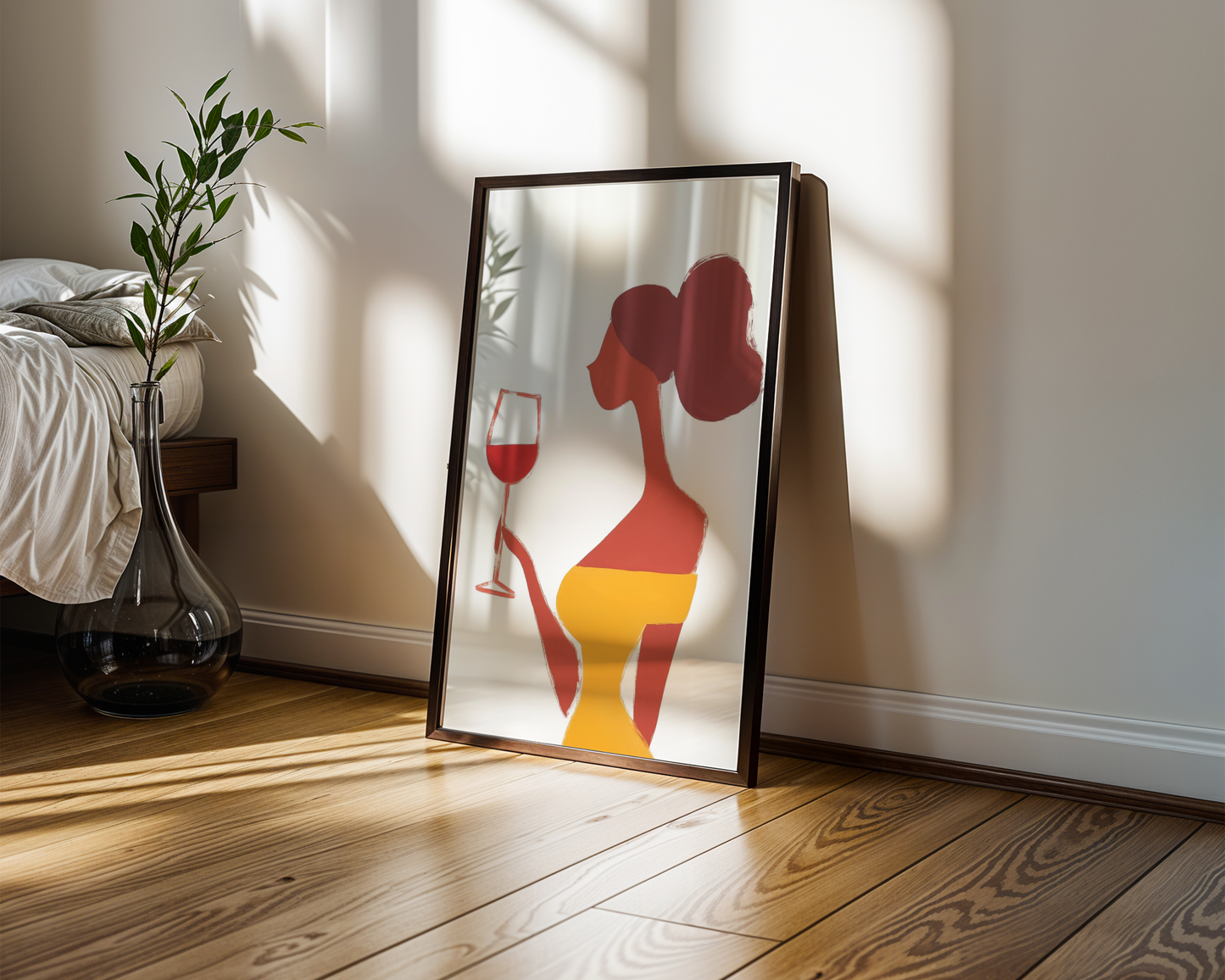 Lady in Yellow Poster