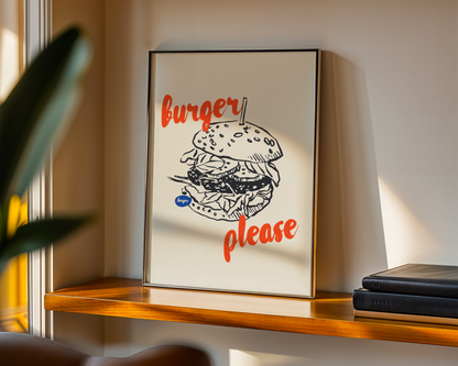 Burger Please Poster
