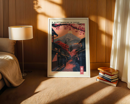 A Quiet Morning in Japan Poster