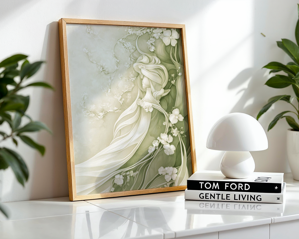 Abstract Blossom Grace Poster