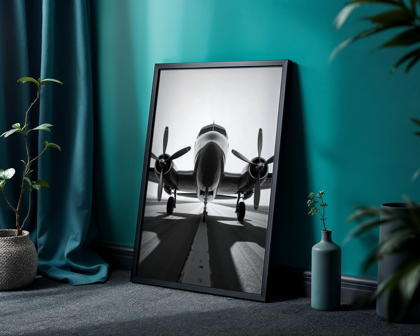 Vintage Airplane Poster