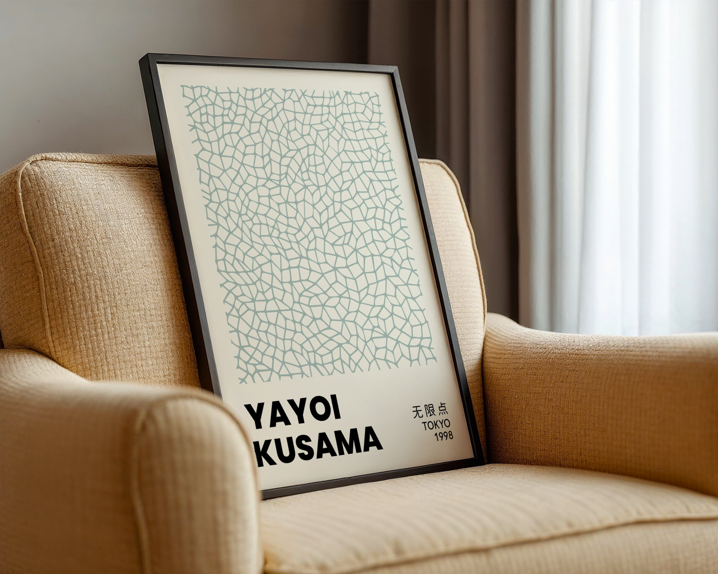 Yayoi Kusama Infinity Web Poster
