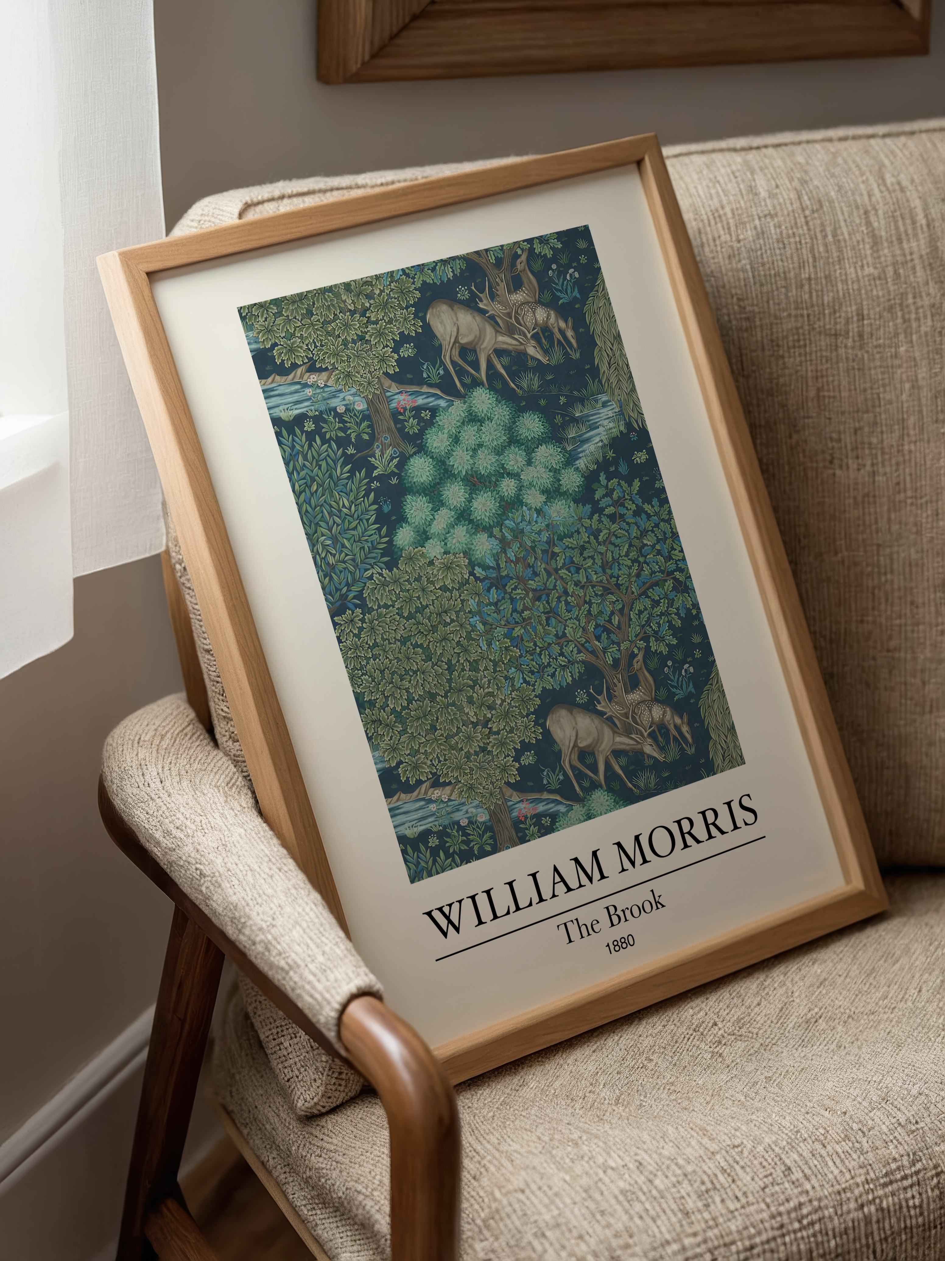 William Morris The Brook Poster