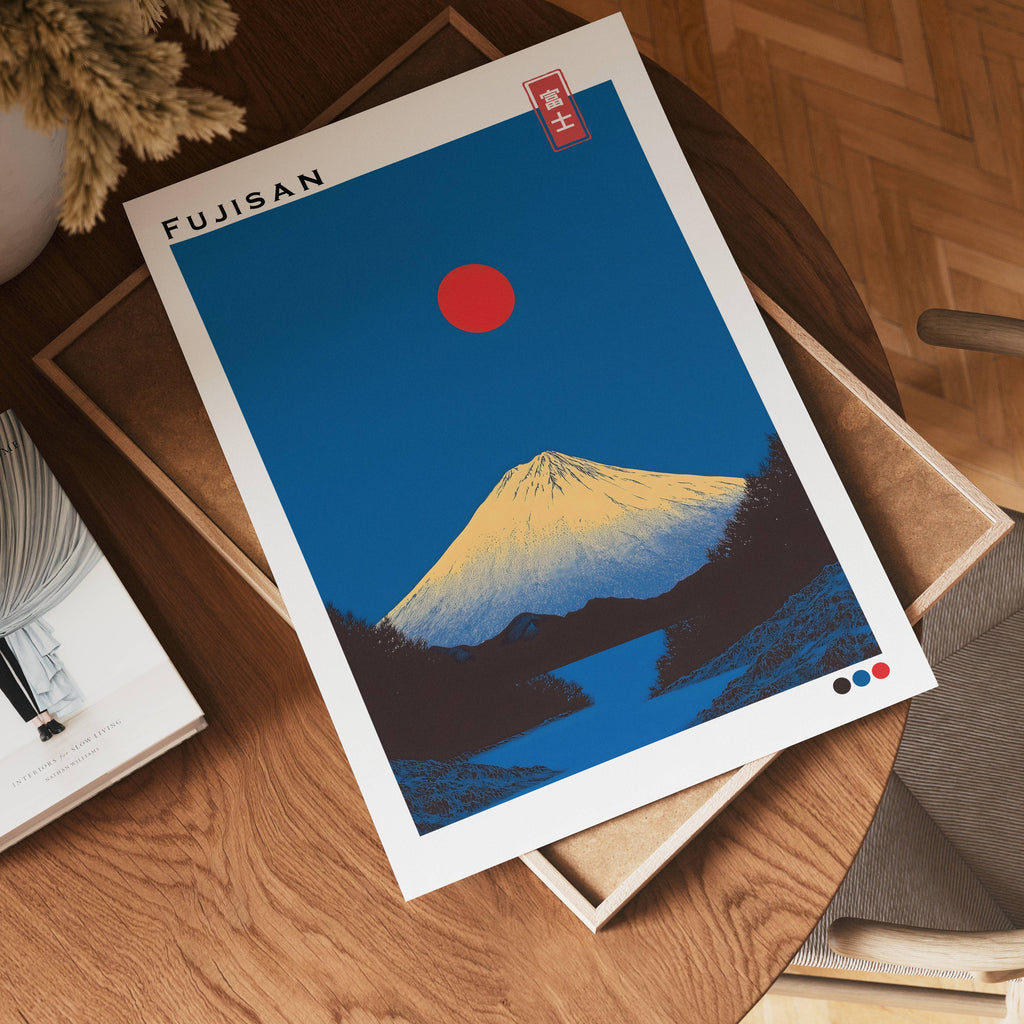 Fujisan Japanese Poster