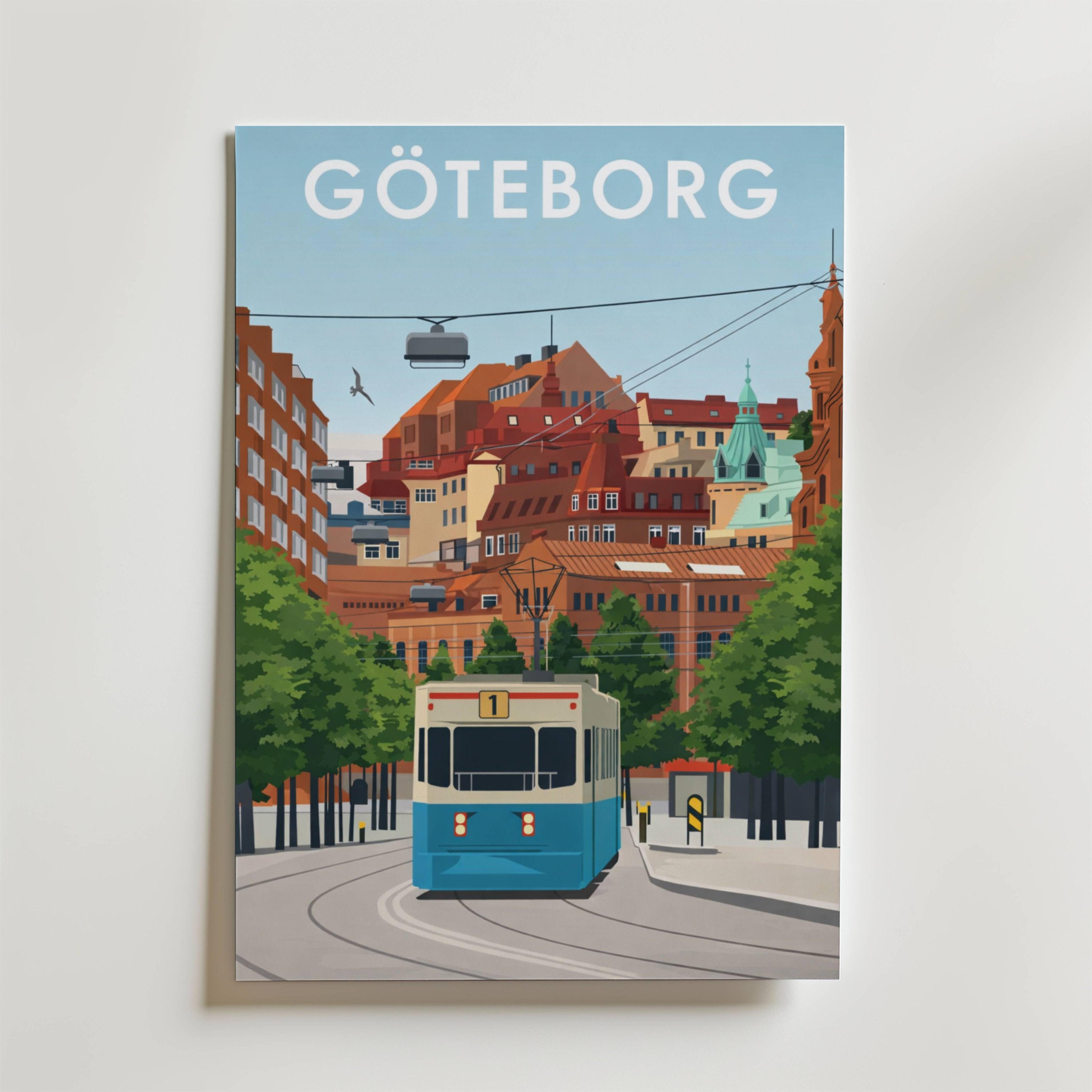 Göteborg Spårvagnsliv Poster