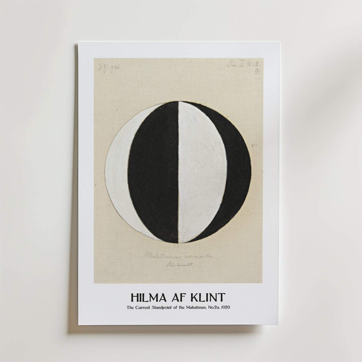 Hilma af Klint The Current Standpoint of the Mahatmas No.2a Poster