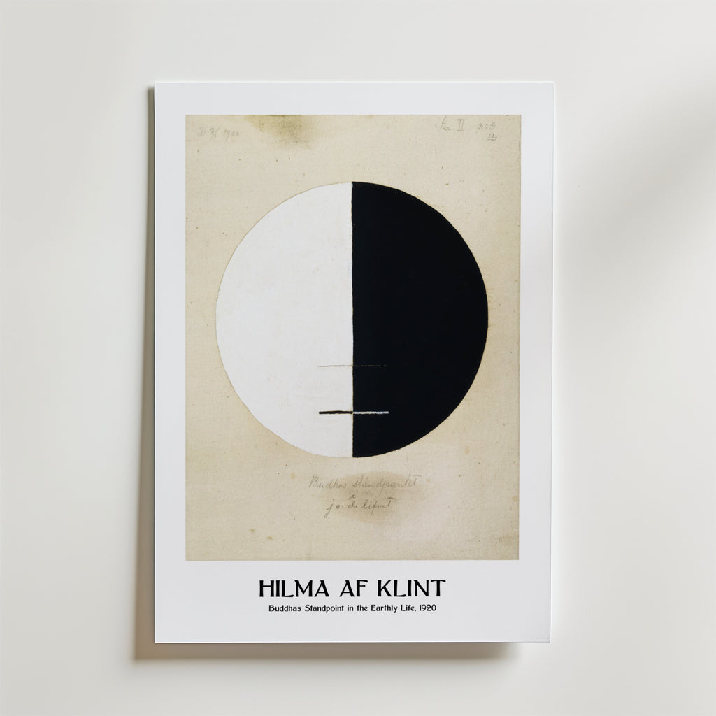 Hilma af Klint Buddhas Standpoint in the Earthly Life Poster