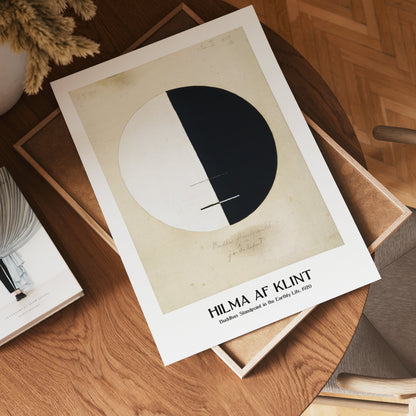 Hilma af Klint Buddhas Standpoint in the Earthly Life Poster