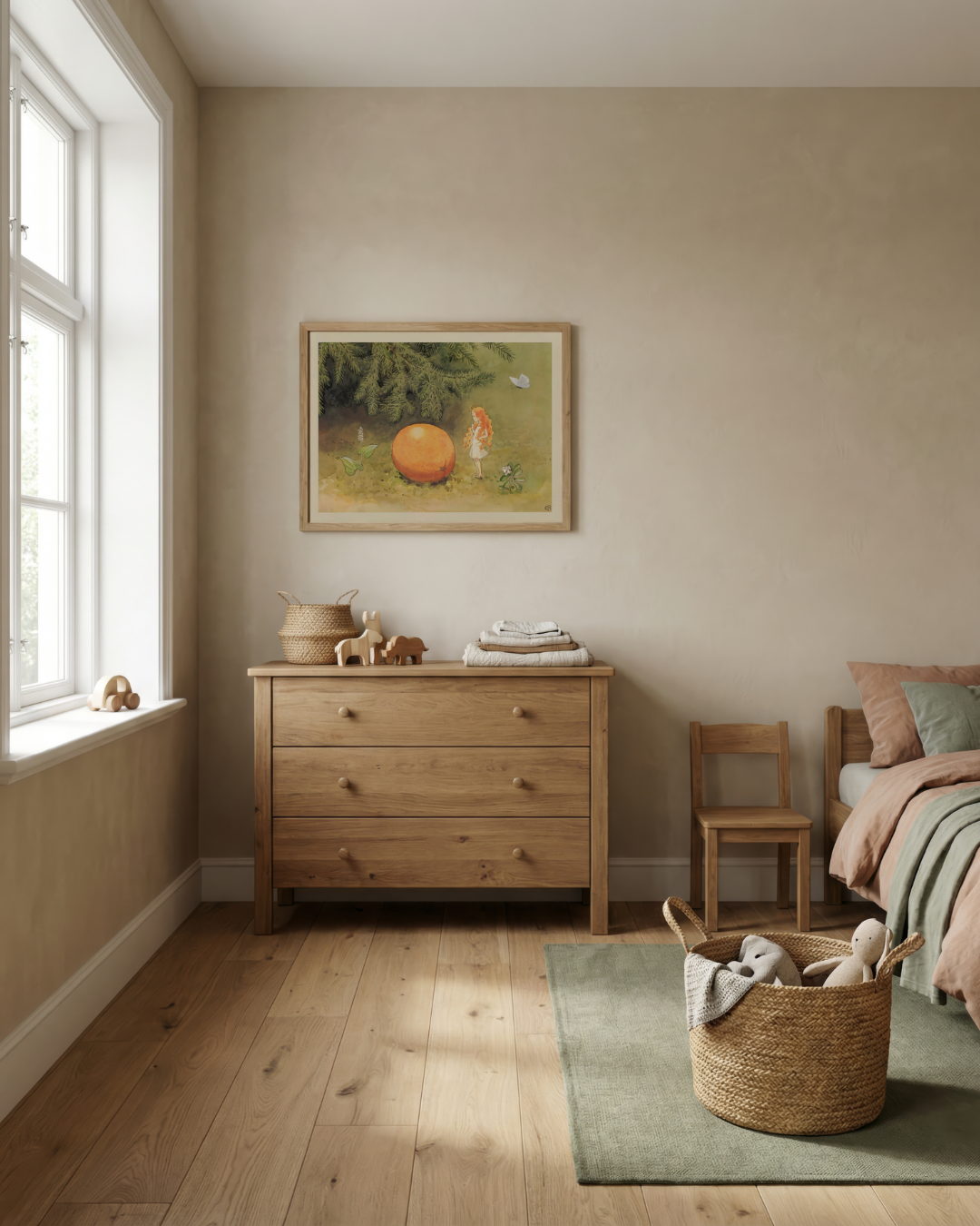 Elsa Beskow Solägget Poster – poster på vägg inredning