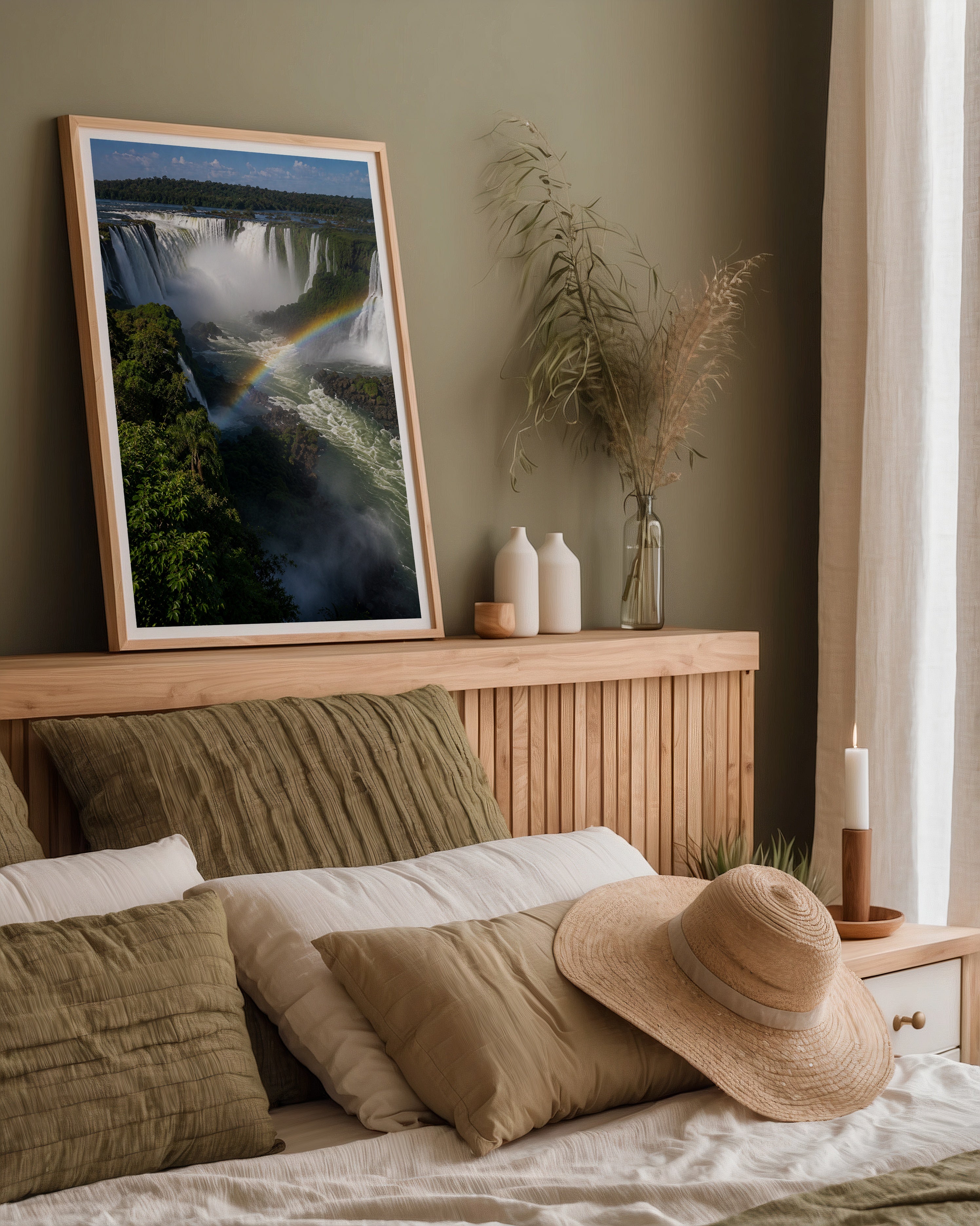 Iguazu Falls Rainbow Poster