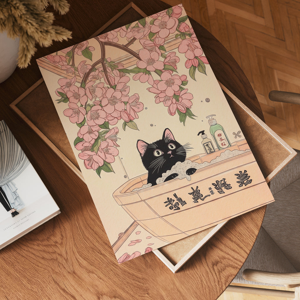 Zen Bath Time Poster