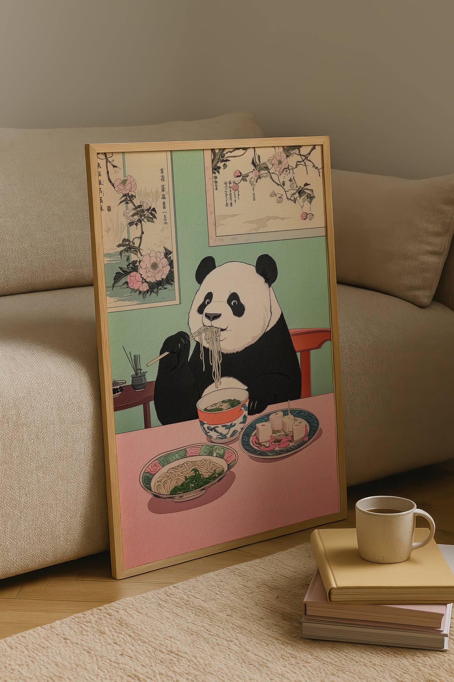 Panda Feast Poster