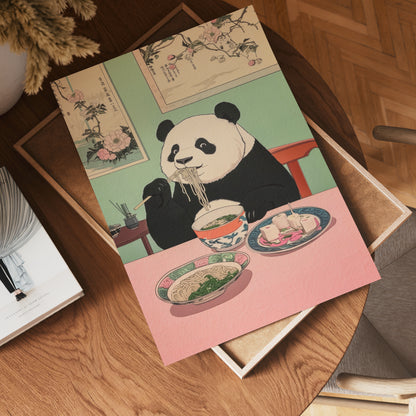 Panda Feast Poster
