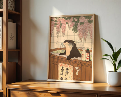 Zen Otter Poster