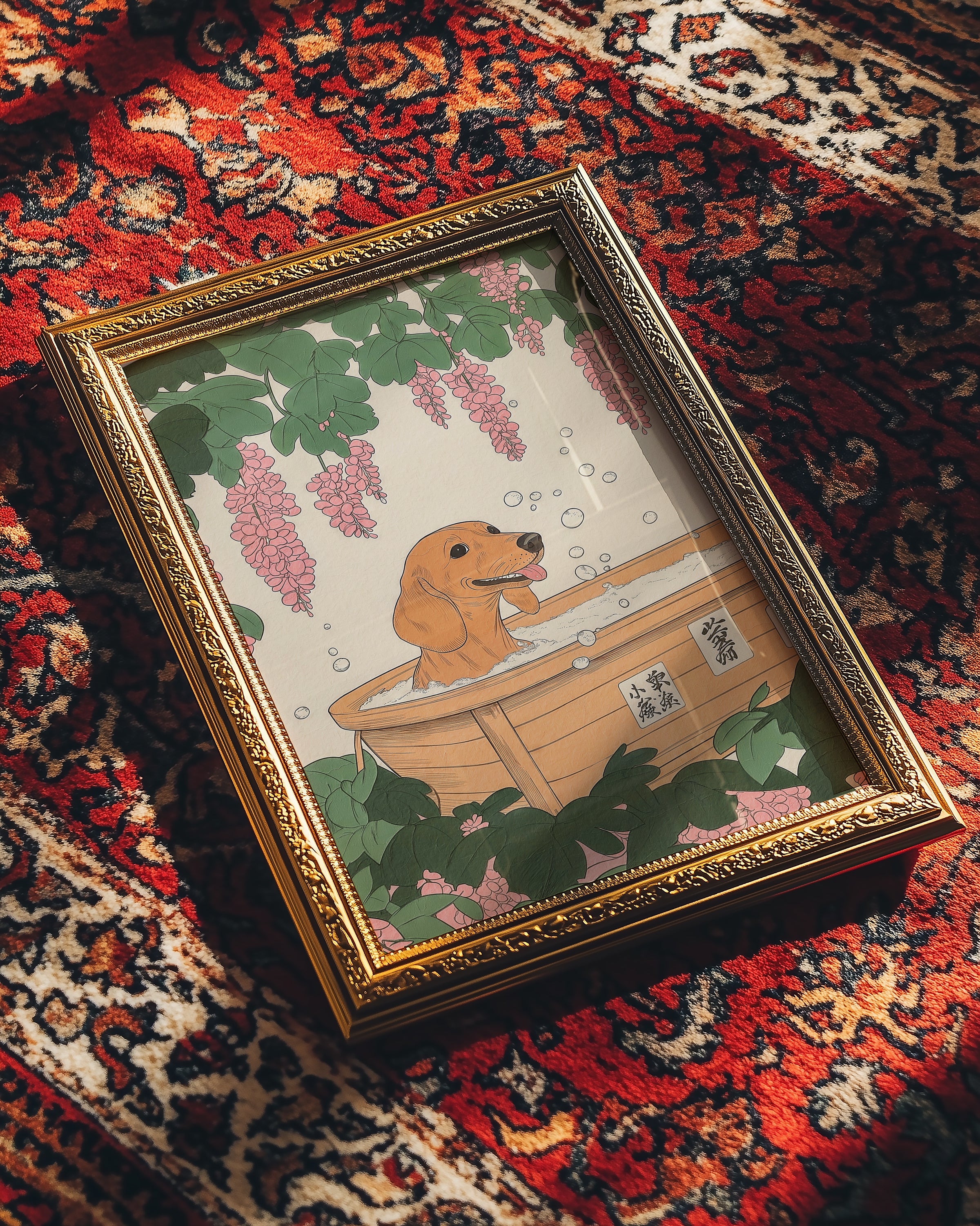 Golden Dog Spa Poster