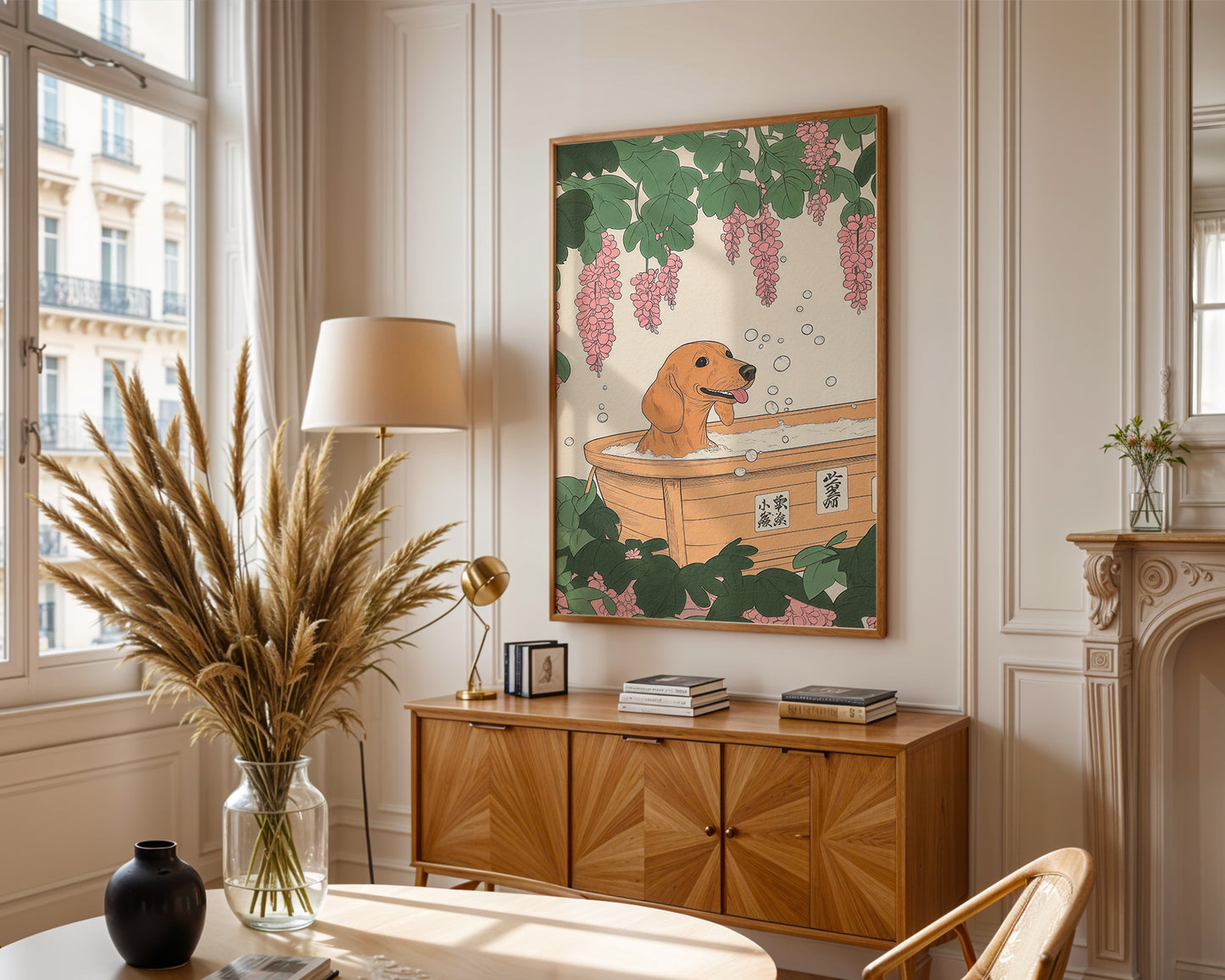 Golden Dog Spa Poster