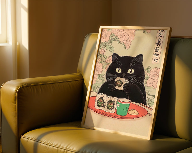 Sushi Cat Poster